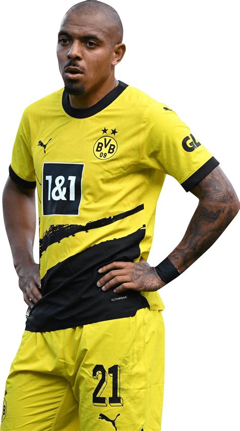 Donyell Malen Borussia Dortmund football render - FootyRenders