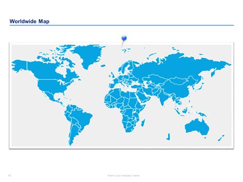 Best Editable World Map Powerpoint Slides - Riset