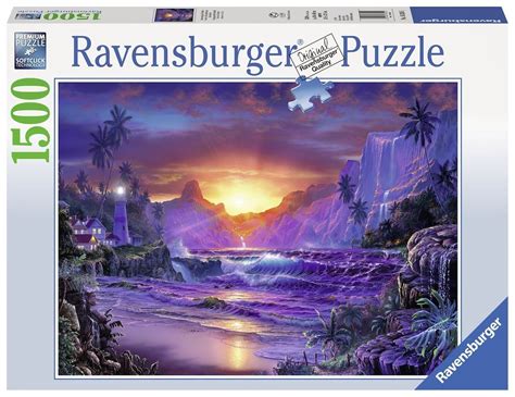 SUNRISE IN PARADISE 1500 PIECE JIGSAW PUZZLE - RAVENSBURGER