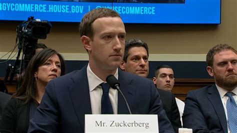 Mark Zuckerberg sits in front of US lawmakers over data privacy for the ...