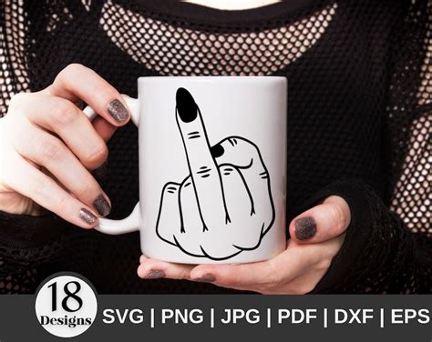 Middle Finger Svg Bundle Middle Finger Cricut Middle Finger - Etsy Canada