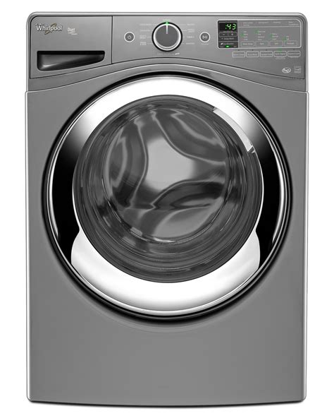 Whirlpool 4.3 cu. ft. Duet® Front-Load Washer w/ Steam Clean Option - Chrome Shadow WFW87HEDC