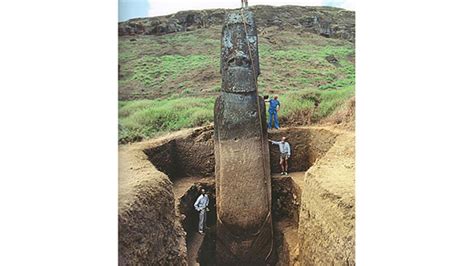 TIL the Easter Island Heads also have bodies, but they are buried underground. : r/todayilearned