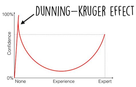 Dunning Kruger Effect Poster