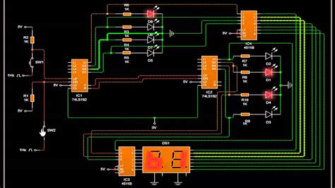 74ls192 Circuit Diagram