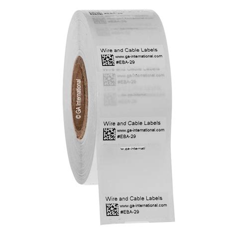 Wrap-Around Wire & Cable Labels - 1" x 1" #EBA-29NOT - LabTAG Laboratory Labels