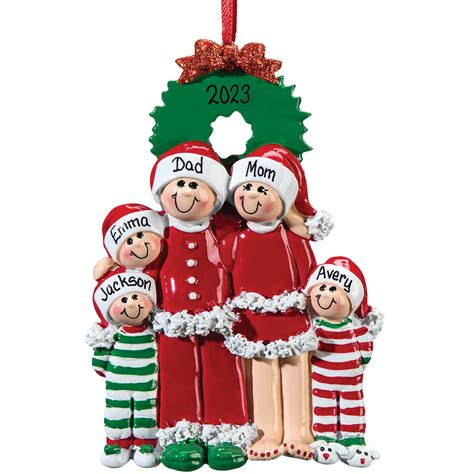 Personalized Christmas Eve Family Ornament - Miles Kimball