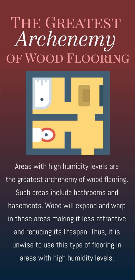 Areas with high humidity levels are the greatest archenemy of wood flooring. #wood #flooring ...