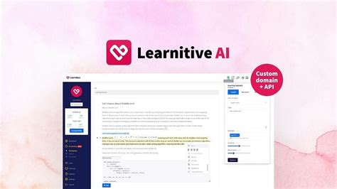 Learnitive AI: ricerca, crea e pianifica i tuoi contenuti