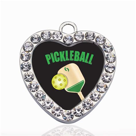 2021 Pickleball Circle Charms Copper Pendant For Necklace Bracelet Connector Women Gift Jewelry ...