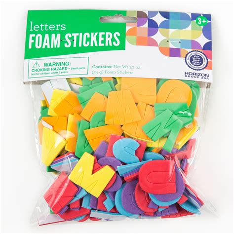 Foam Craft Letters Stickers 34 Piece - Etsy