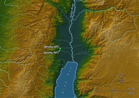 Jericho Map - Bible Odyssey