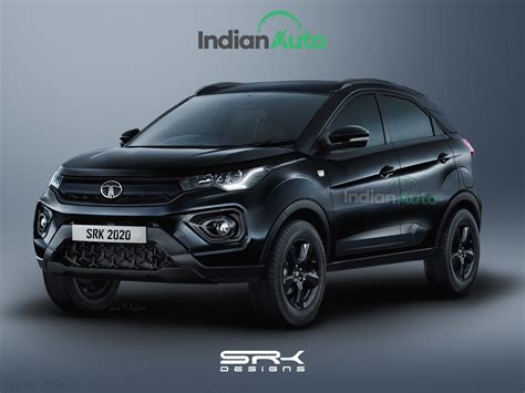 Tata Nexon Dark Edition Rendered; Say Hello to the Meanest Compact SUV ...