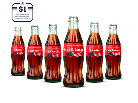 USO Personalized Coke Bottles or Cans ... Share a Coke - Coca-Cola UNITED