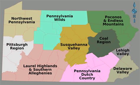 File:Pennsylvania regions map.png - Wikitravel Shared