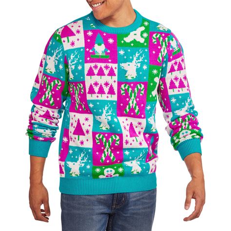 Ugly Christmas Sweater - Multicolor Men's Ugly Christmas Sweater - Walmart.com - Walmart.com