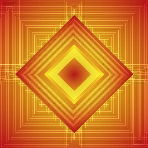 Premium Vector | Orange geometric background