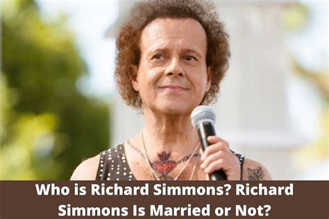 Who is Richard Simmons? Richard Simmons Is Married or Not? | Richard simmons, Simmons, Richard