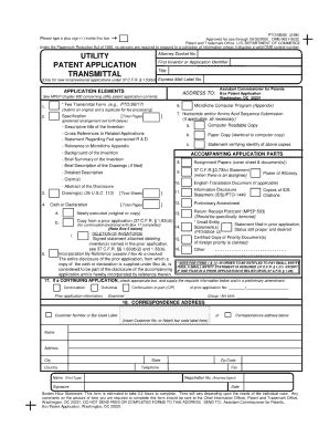 Patent Form - Fill and Sign Printable Template Online