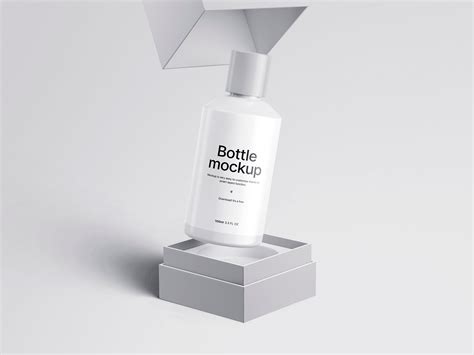 Free Cosmetic Bottle Mockup — Free Mockup World