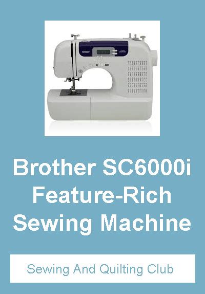 Brother CS6000i Sewing Machine | Sewing & Quilting Club