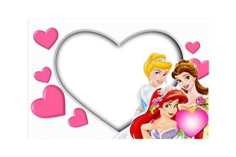 Disney Princesses Frame With Princesses 28290535 PNG