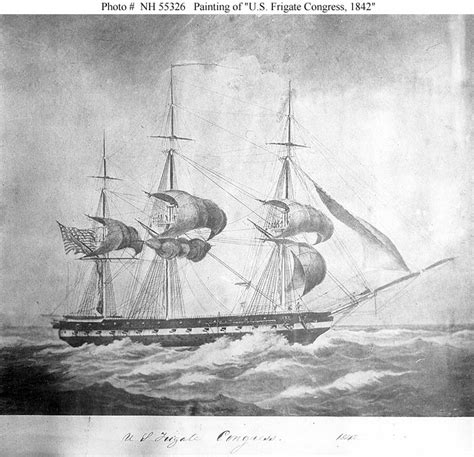 USN Ships--USS Congress (1842-1862)