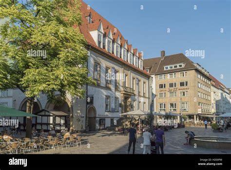 Old Market Square in Bielefeld Old Town, 14.9.2016 | usage worldwide ...