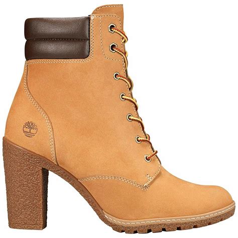 Timberland Women's Tillston 6 Inch Double Collar Boot Size 8 Wheat Nubuck - Boots