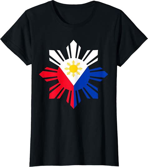 Philippine Flag T-Shirt Pinoy Flag Filipino Shirt Pinoy Sun - Walmart.com