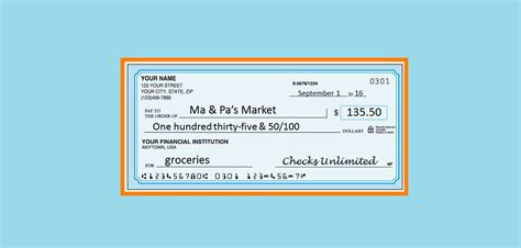 How To Draw A Cheque at How To Draw