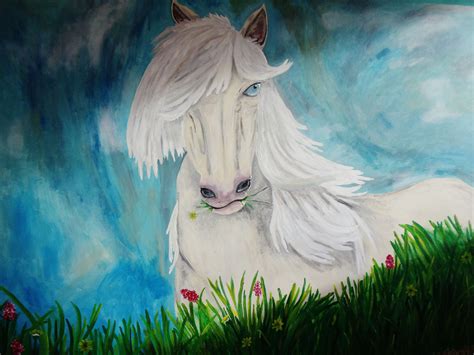 Finally got my palomino horse painting done! | Palomino horse, Horse ...