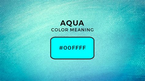 Aqua Color Meaning | Marketing Access Pass