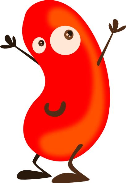 Red Bean Cartoon Clip Art at Clker.com - vector clip art online ...