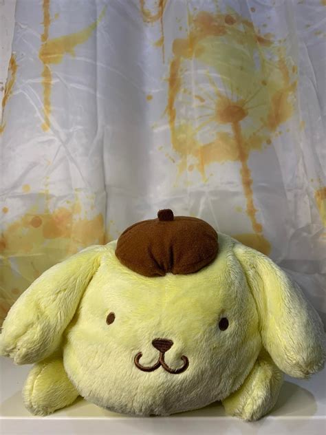 Sanrio Pompompurin Plush Toy Pillow 15", Hobbies & Toys, Toys & Games ...