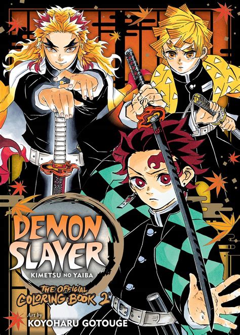 MAR232169 - DEMON SLAYER THE OFFICIAL COLORING BOOK SC VOL 02 - Previews World