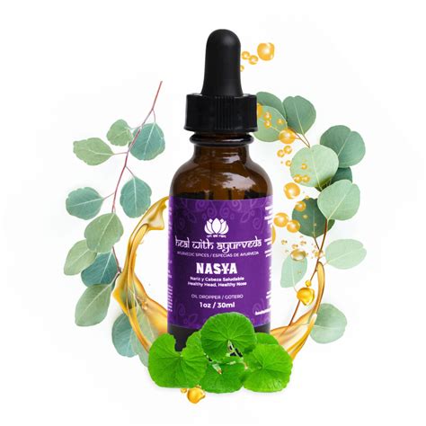 Nasya Nasal Drops – Heal With Ayurveda