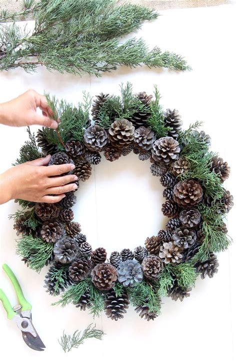 Beautiful Fast & Easy DIY Pinecone Wreath ( Improved Version!) - A ...