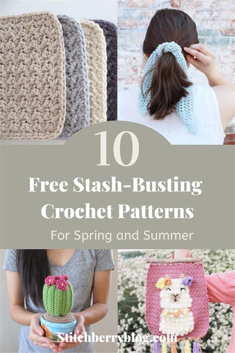 10 Free Stash-busting Crochet Patterns - Stitchberry