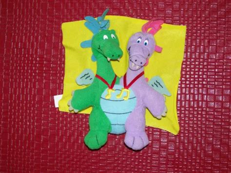 DRAGON TALES ZAK and Wheezie Plush Toy Finger Puppet $14.99 - PicClick