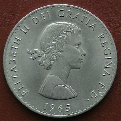 Elizabeth Churchill 1965 Coin Free Stock Photo - Public Domain Pictures