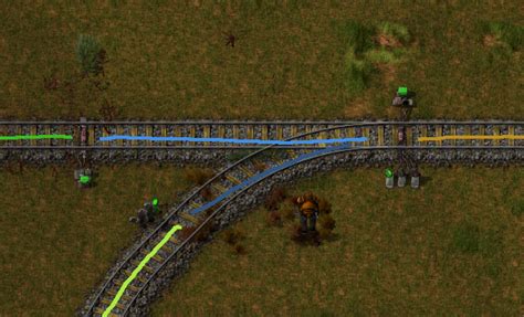 factorio - How to signal this train junction properly? - Arqade