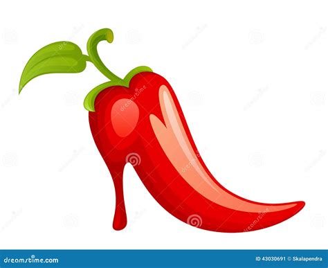 Pepper Shoes Cartoon Vector | CartoonDealer.com #43030691