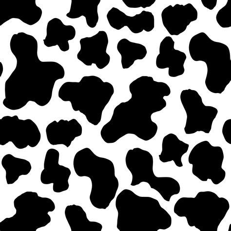 Cow Print Seamless Repeat Digital Pattern Repeat for Fabric | Etsy