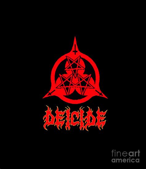 best of logo Deicide band popular Mixed Media by Andidewi Art - Fine ...