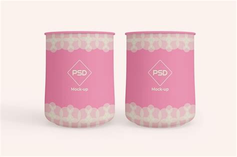 Premium PSD | Candle box packaging mockup