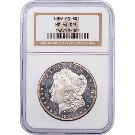 1889-CC Morgan Dollar NGC MS64DPL - Rare Collectibles TV