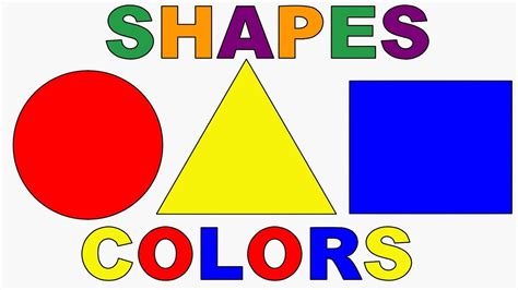 Learning Shapes And Colours