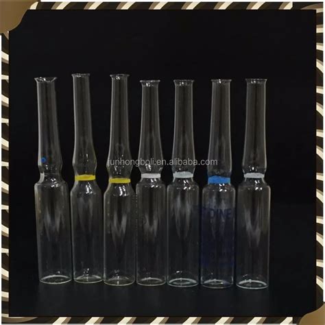 1ml 2ml 3ml 5ml 10ml 20ml Amber/ Clear Glass Products Ampoule Vial Bottles For Medical And ...