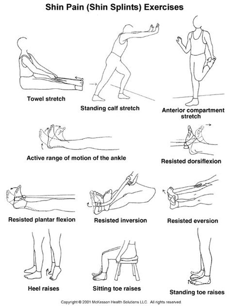 Stretches to help prevent shin splints | Shin splint exercises, Shin ...